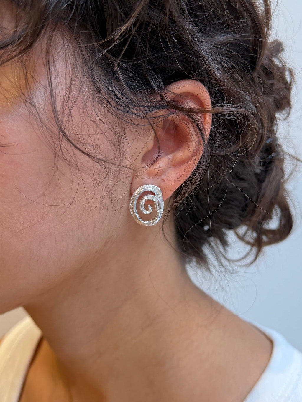 CEHOFSKI SWIRL EARRINGS PAIR