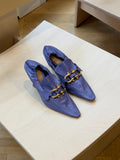 BOTTEGA VENETA HEELS PURPLE