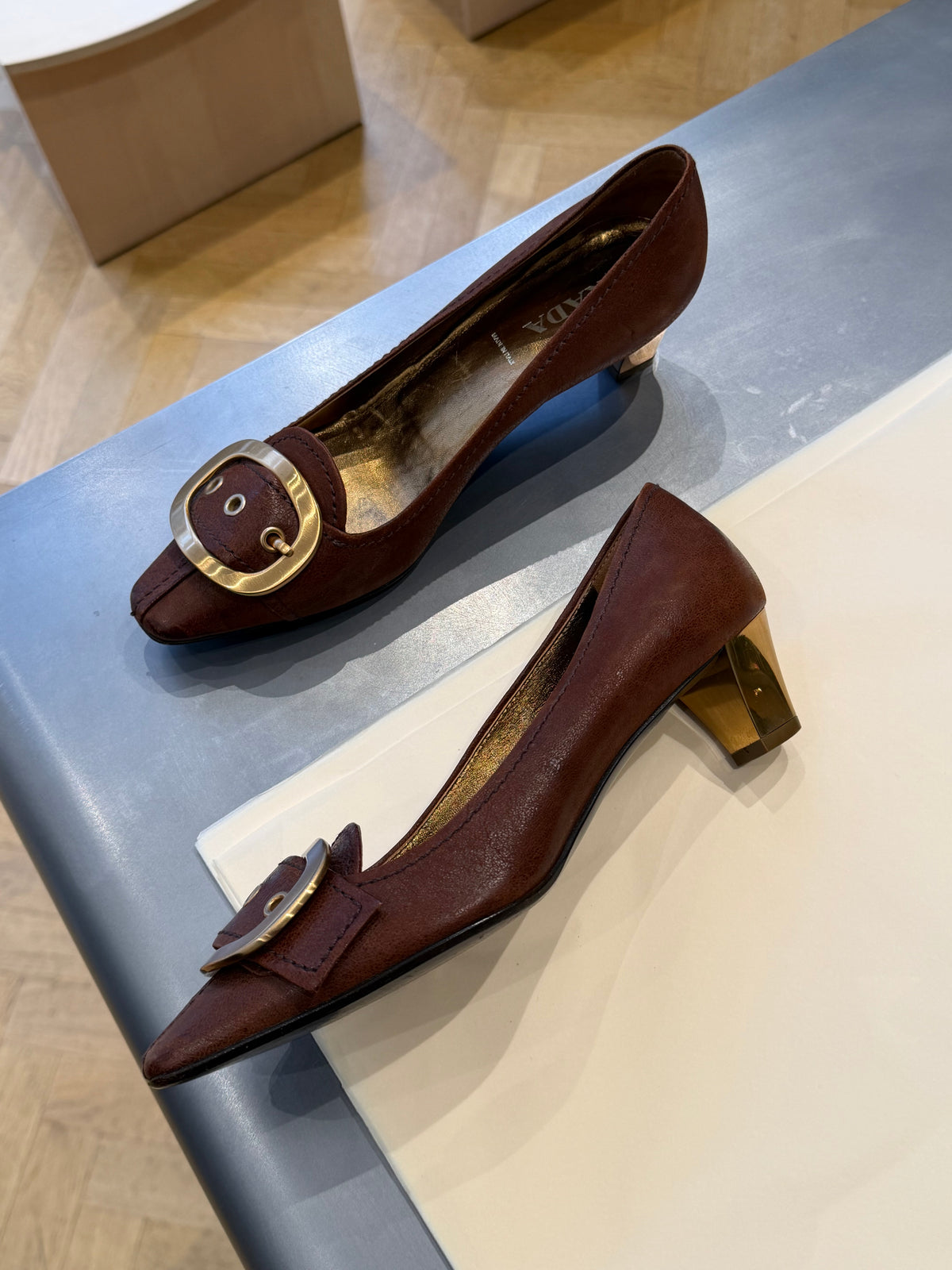50 / PRADA HEELS