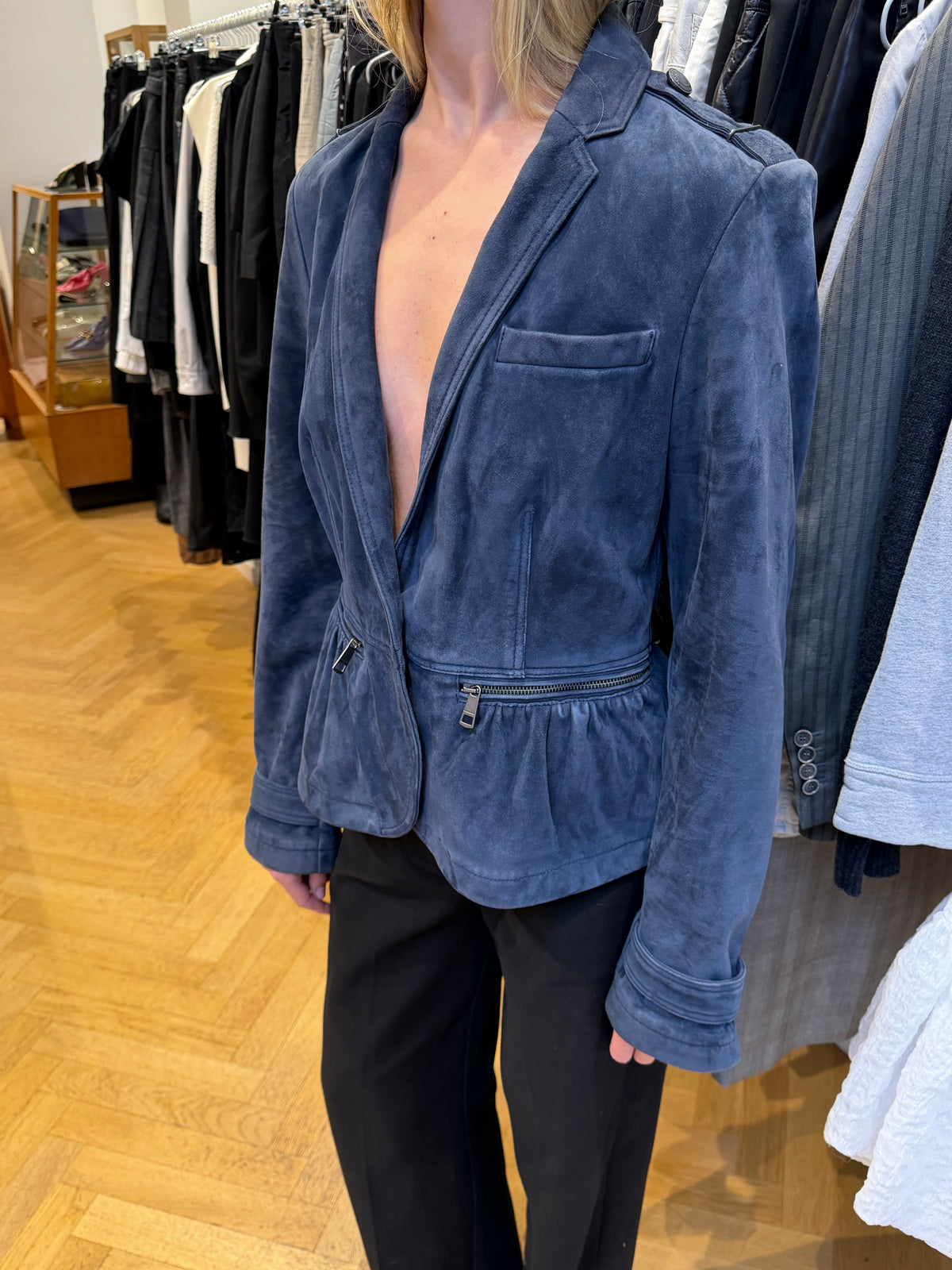 3312 / BURBERRY LAMB SUEDE JACKET